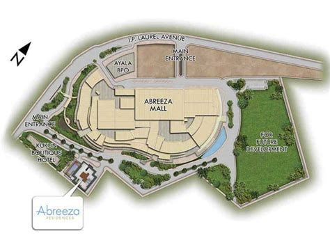 Abreeza Ayala Mall Map .